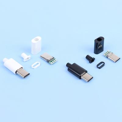 2Set Type-C Mirco Usb 3.1 Yüksek Akım Hızlı Şarj Konnektörü Erkek Fişi