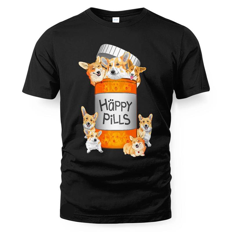 2025 Fashion Summer Corgi T-shirt For Men Humour Funny Print Graphic Crewneck T Shirts Outdoor Sports Streetwear Women Tee Top
