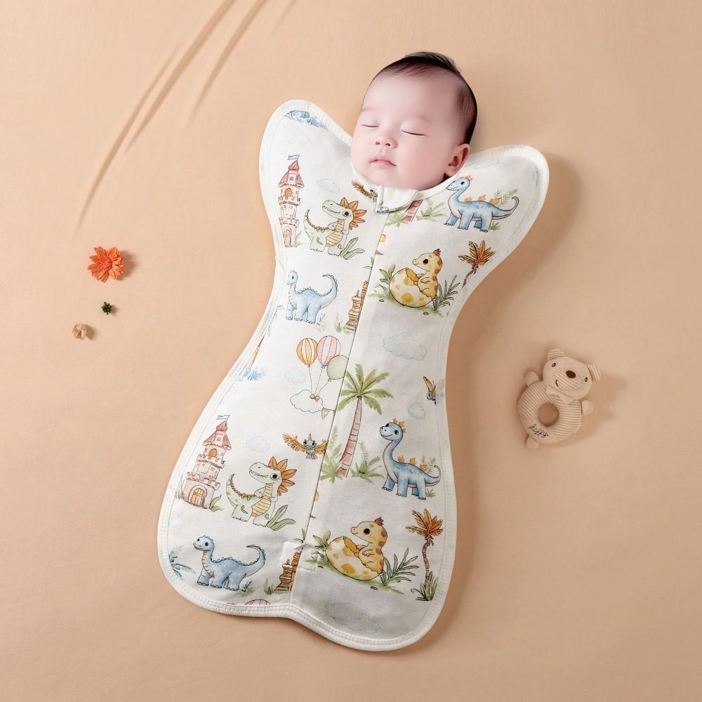 Anti Startle Newborn Sleep Sack Zipper Closure Infant Swaddle Wrap Infant Bedding 1