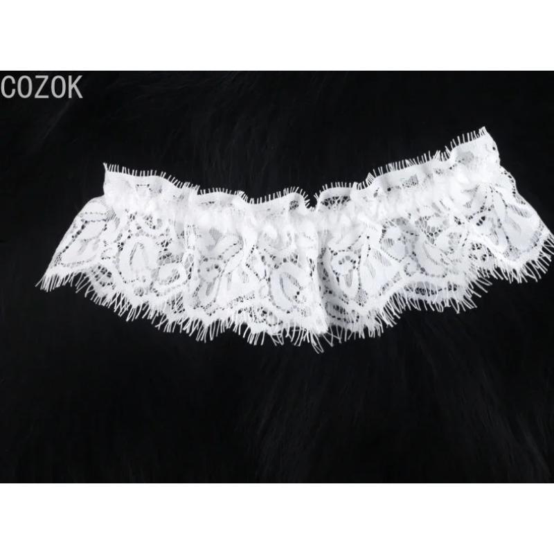 Hochzeitsparty Braut Spitze Floral Blau Beinring Schlaufe Strumpf Damen Mädchen Sexy Schleife Prinzessin Cosplay Strumpfhalter Gürtel Zubehör