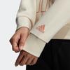 Adidas Large Logo Crew Neck Sports Casual Pullover Sweatshirt Women Sweatshirt Off-White HM9381