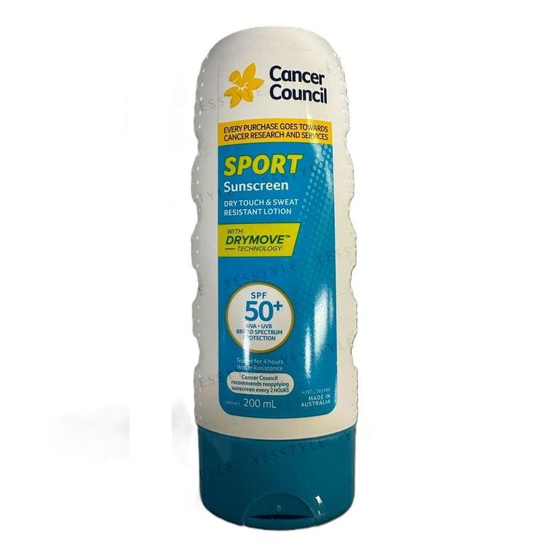 Cancer Council - Sport Sunscreen Dry Touch & Sweat Resistant Lotion SPF 50+