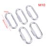 M3.5/4/6/8/10 Verbindehaken Edelstahl Verbindungsring Schnelles Kettenglied Schiene Bergsteigen Karabiner Schnallen