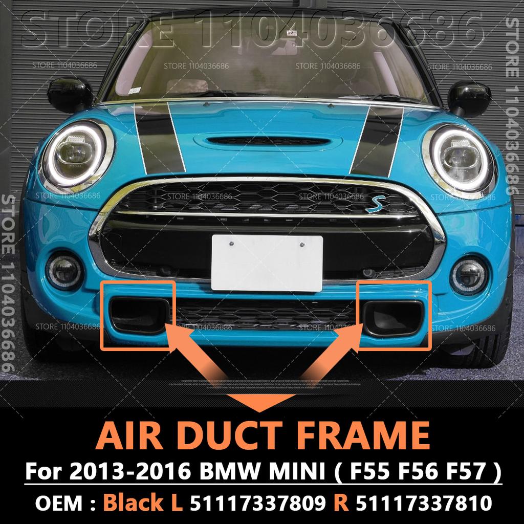 For 2013-2016 F55 F56 F57 BMW MINI Cooper Front Bumper Cover Air Duct Frame 51117337809 51117337810 51117337811 51117337812