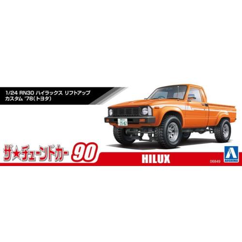 Aoshima Bunka Kyozai (AOSHIMA) The Tuned Car 1/24 RN30 Hilux Lift-Up Custom '78 (Toyota) Plastic Model