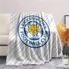 Leicester City Football Club Flannel Blanket, High quality Comfortable for All Seasons, Home Decor, Warmth and Comfort