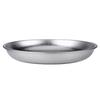 Portable Titanium Camping Plate Pure Ti Salad Plate Durable Lightweight 800ml Capacity Outdoor BBQ Plate Picnics Plate