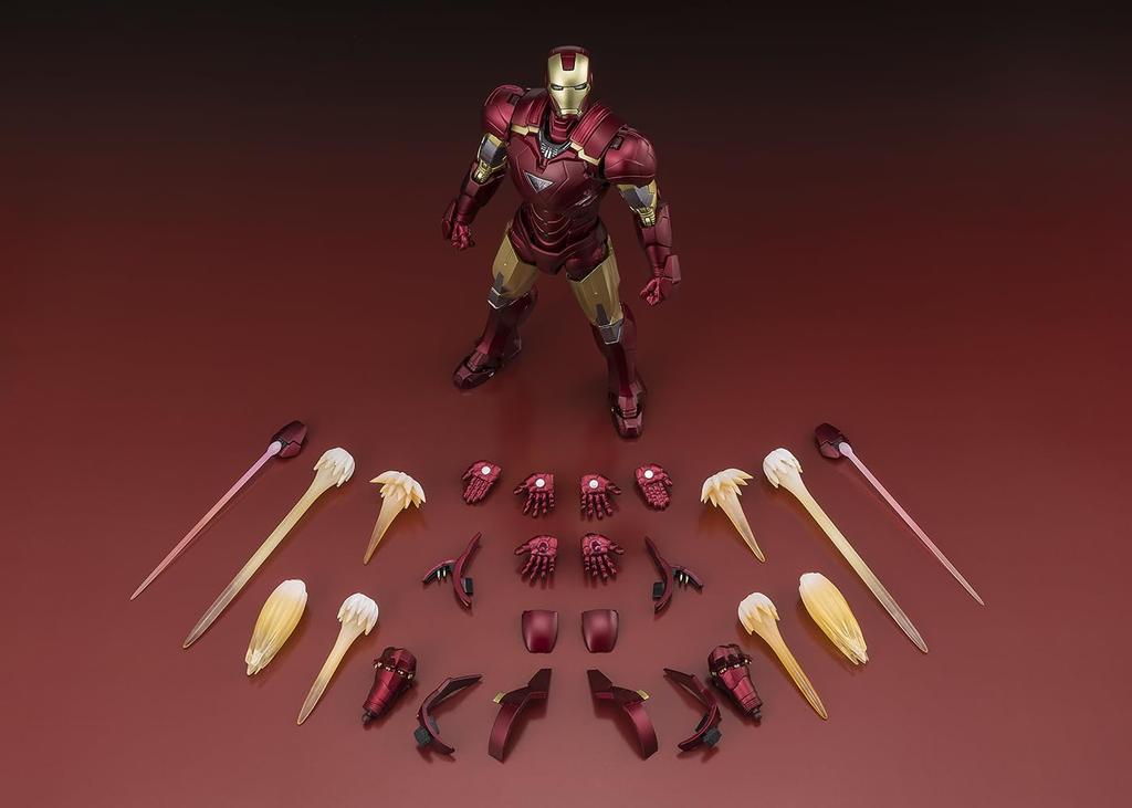 TAMASHII NATIONS S.H.Figuarts Iron Man Mark 6 (THE INFINITY SAGA) Approx. 150mm PVC & ABS & Die-cast Painted Movable Figure