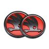 FOR  Car Front Hood Badge Rear Trunk Emblem Replacement Sticker For Skoda Yeti VRIS Rapid Octavia a5 a7 Kodiaq Karoq Kamiq Fabia OO666