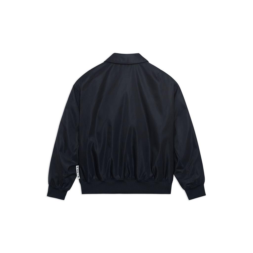Li-Ning Anti-Wu Series Solid Color Lettered Polo Jacket Men Jackets Black AJMT015-3