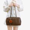 Genuine Leather Boston Bag Pillow North American College Style 2025 Commuter One-shoulder Underarm Cowhide Women's