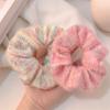 Rubber Band Sweet Knitted Hair Rope Korean Style Knitted Hair Hoop Winter Plush Scrunchies  Party
