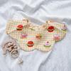 Cotton Bib Cartoon Print Baby Feeding Towel Soft Comfortable Saliva Towel Newborns Burping Cloth for Boys Girls