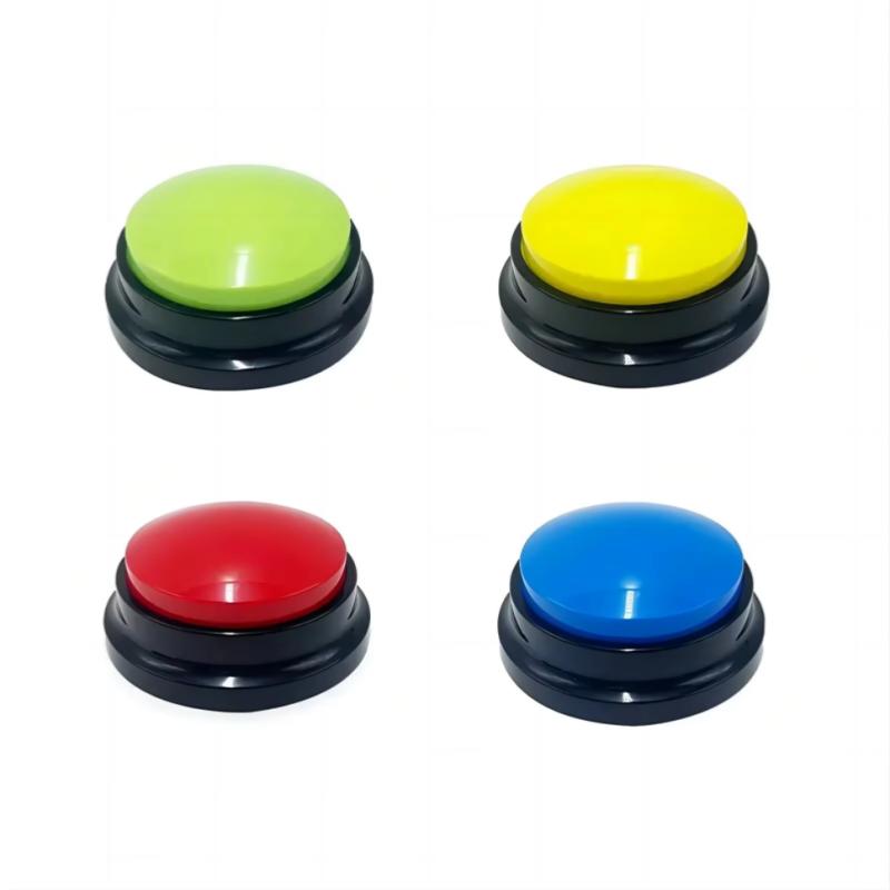 New Dog Toys Funny Dog Recordable Pet Toys Travel Talking Pet Starters Pet Speaking Buttons Portable Cute Pet Supplies