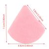 1/2/3/6Pcs Triangle Velvet Powder Puff Face Cosmetic Eye Beauty Makeup Tool Eco-friendly Reusable Sponge Washable Mini Powder Puff Accessorie