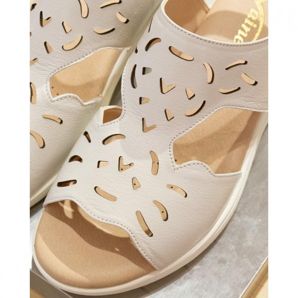 VAINER Women S Comfort SandalS Ivory C019a