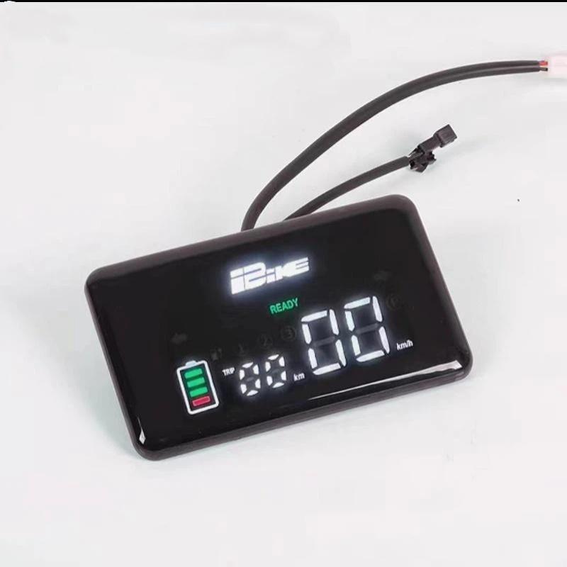 E-Scooter HD Digital Speedometer Screen 48V 60V 72V Multi-Voltage Fit for Electric Bike ATV Replacement Parts 1PC