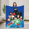 Warm Soft Blanket Picnic Astro Cartoon Boy Bedding Throws  Flannel Bedspread For Home Decor Pattern Sofa Bed Cover