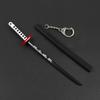 Demon Slayer Tanjiro Giyu Shinobu Nichirin Sword Keychain with Sheath, 17cm Alloy Model