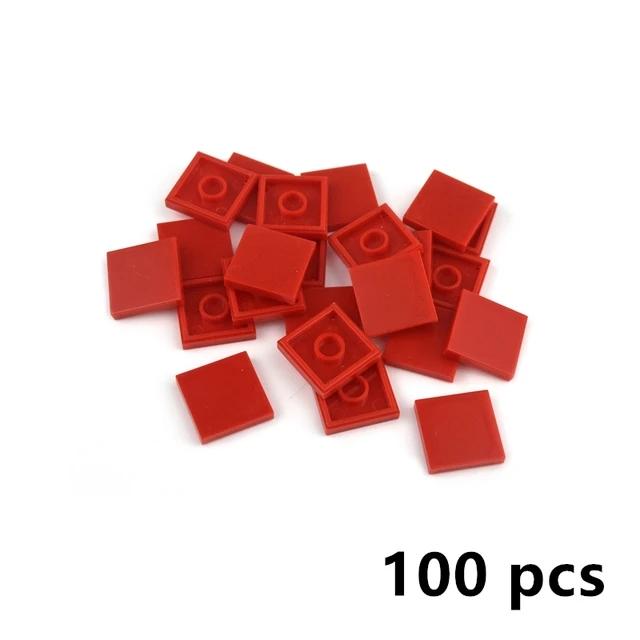 Bricks Smooth 2x2 Floor Printed Tile Assembled Building Blocks Decoration Ceramic Tile MOC City House Construction Toys