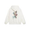 Li-Ning Printed Solid Color Pullover Long Sleeve Sweatshirt Unisex Sweatshirt White AWDSG47-2