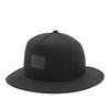 New Era Adventure Hat with Black Patch, Black, M/L, 5-Panel Woven Patch, Black