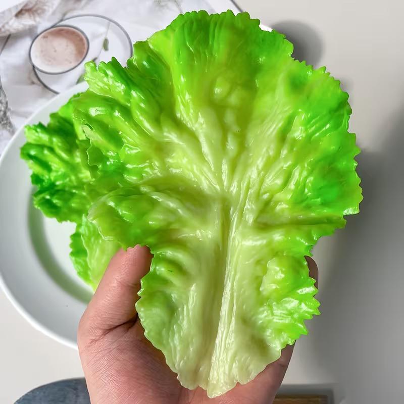 Realistic Artificial Lettuce Simulation Vegetable Models Ideal For Restaurant Displays, Pography Props, And Home Decorations