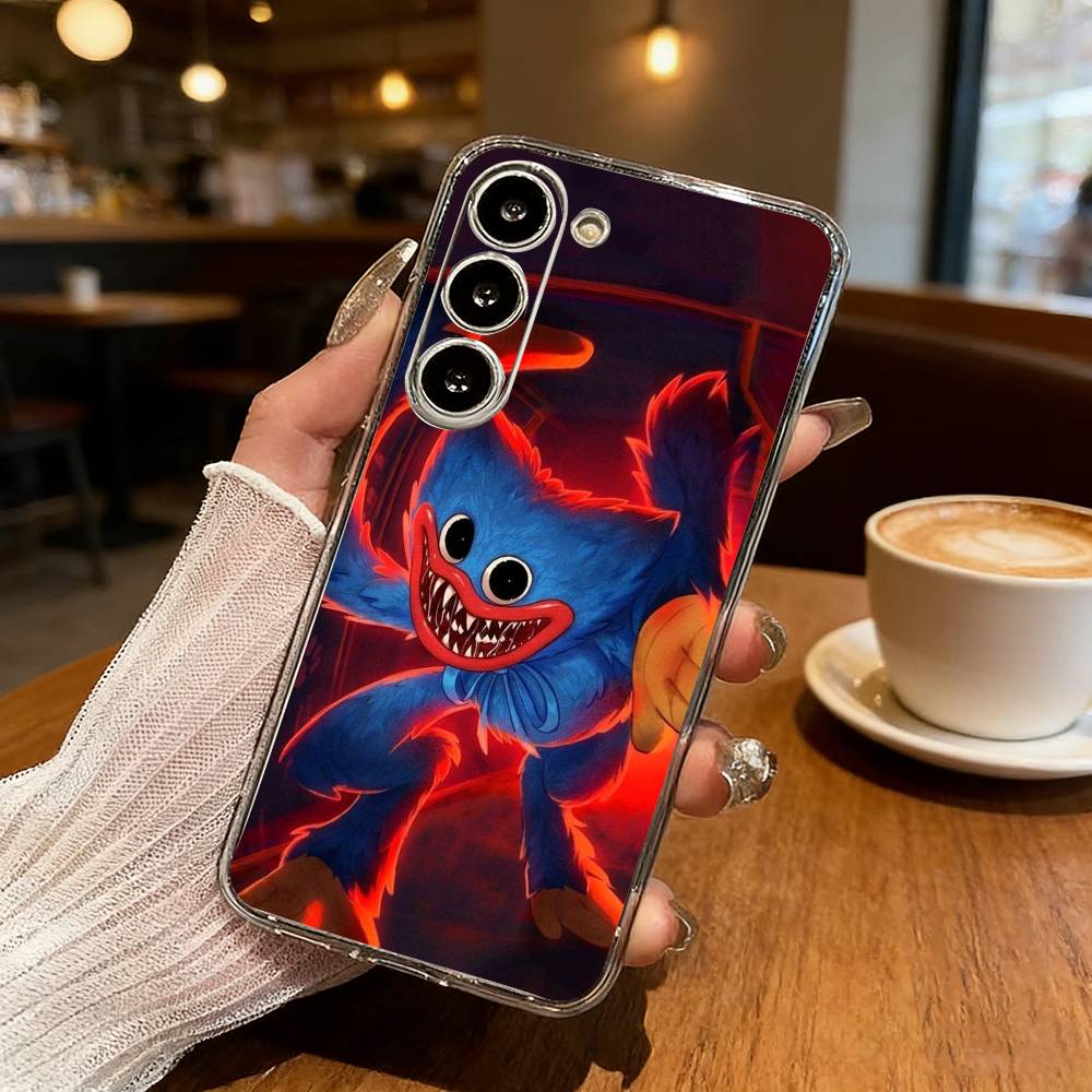 Game H-huggy W-Wuggy Phone Case For Samsung S25,S24,S21,S22,S23,S30,Ultra,S20,Plus,Fe,Lite Transparent Cover