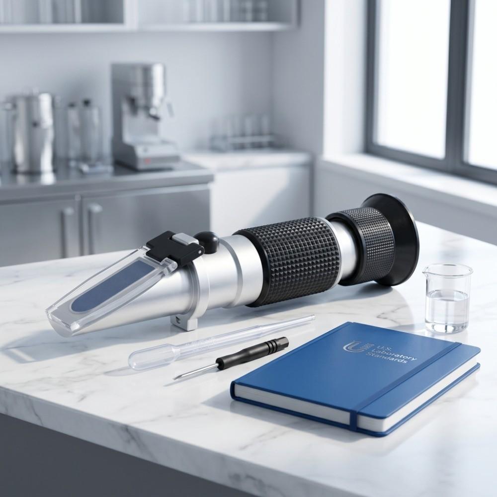 Stainless Steel Portable Bee Tools Handheld Honey Concentration Meter  Honey Moisture