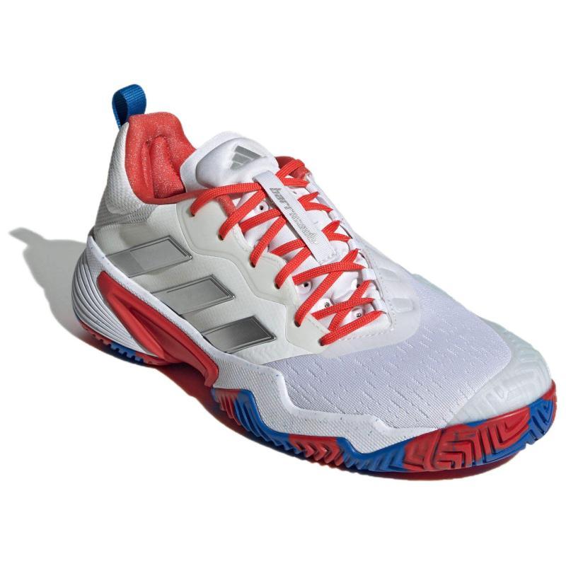 Adidas Barricade 'White Silver Bright Royal' Sneakers ID1550