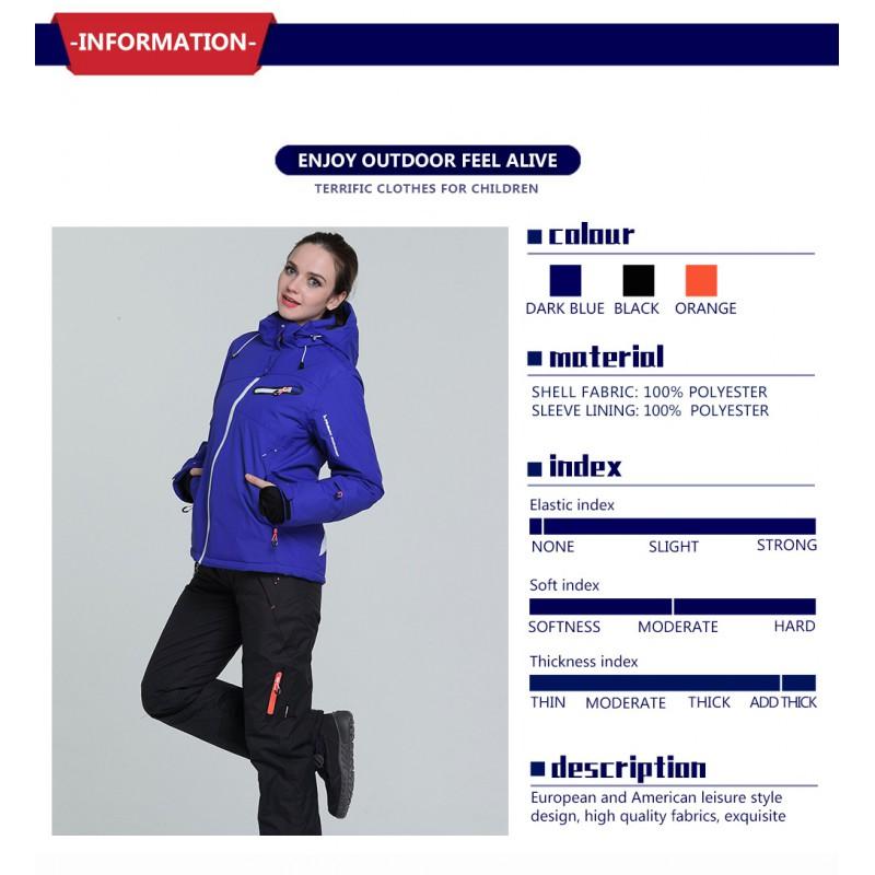 Phibee Womens Insulated Ski Pants With Inner Lining Waterproof Windproof Winter Outdoor Trousers Snowboarding Hiking