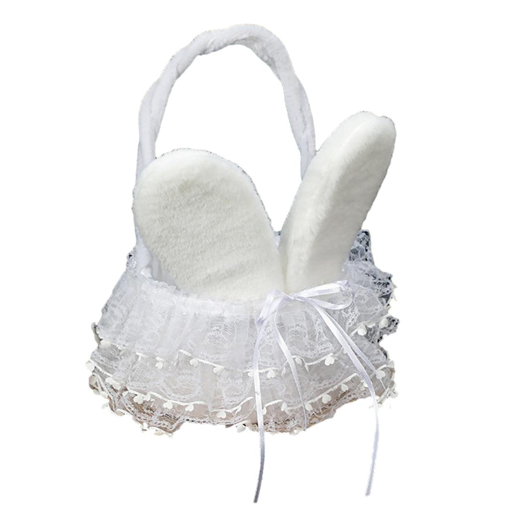 Versatile and Durable Woven Floral Basket Handmade Storage Baskets Lovely and Sustainable Rabbit Themed Home Accessories