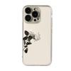 The New Simple Pure White Rose iPhone17Promax Mobile Phone Case Is Suitable for Apple 16promax Space Case 15.