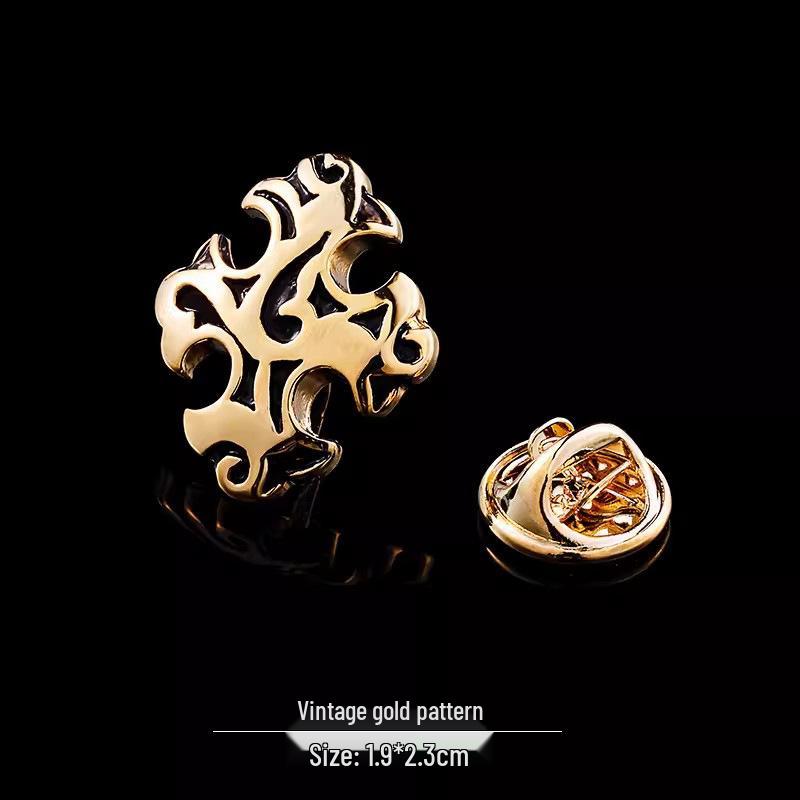 

Korean Style Brooch & Lapel Pin for Men and Women - Trendy British Suit Accessory