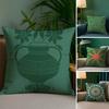 Bohemia Green Classic Pillow Case Plush Fabric Soft Double Sided Print Sofa Cushion Cover Throw Pillow Covers