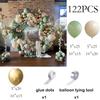 Sage Green Balloons Kit White Sand Metallic Gold Birthday Party Graduation Wedding Anniversary Gender Reveal Decoration Globos