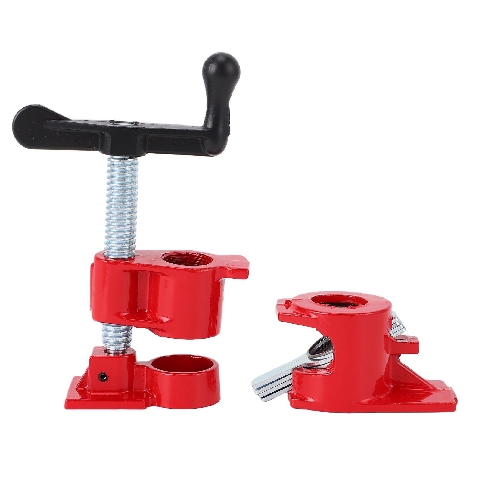 

Heavy Duty Metal, Iron and Wood Clamp Set, Quick Release, Wide Base, Constructed of Cast Iron, Suitable for 3Celsius4\ Threaded Pipe, Large F