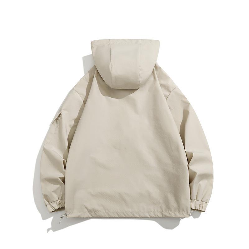 Spring New Spring Jacket Hooded Jacket Men and Women Water-resistant Fashionable Jacket Outdoor Casual Couple Top