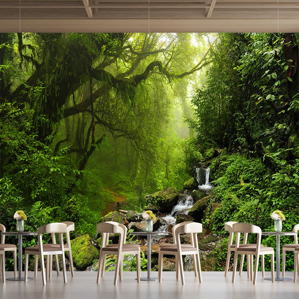 3d Forest Wallpaper Natural Scenery Forest Wall Murals Bedroom Living Room Mural