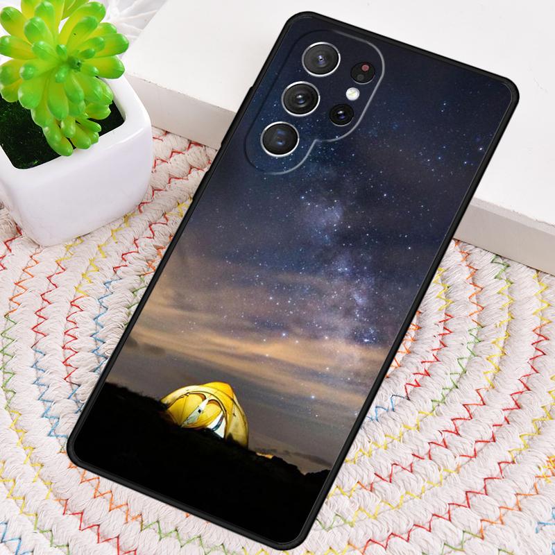 Camping Nature Mountain soft Phone Case for Samsung Galaxy note 10 pro S26 Ultra S23 S24 FE S25 S21 S22 PLUS shockproof Cove