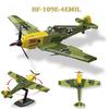Neues Militärwaffen-Flugzeug-Modell aus Bausteinen des 2. Weltkriegs, Bf-109E-4 Emil Jäger, Armeesteine, Soldaten Spielzeug für Kinder, Junge, Geschenk 631 Teile