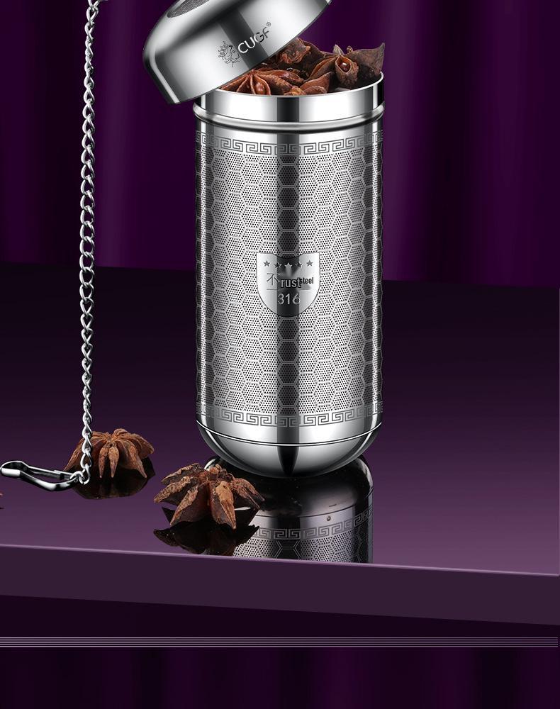 316 Stainless Steel Tea Infuser & Strainer for Kettles & Thermos Cups
