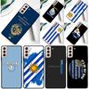 Uruguay Flag Phone Case For Samsung Galaxy S25 Ultra S9 S10 S20 FE S21 S22 S23 S24 Plus S24 Ultra Cover