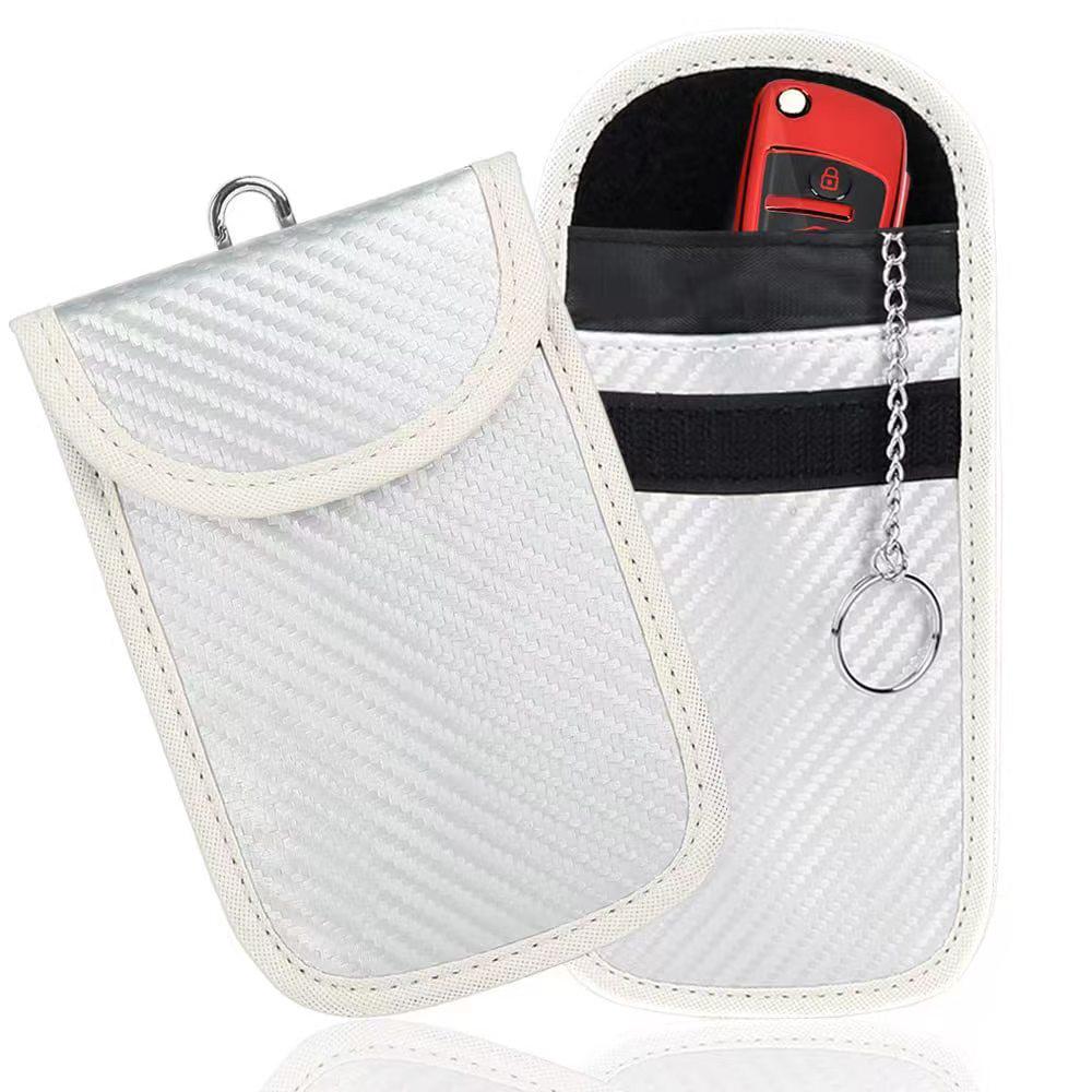 Carbon Fiber Car Key Anti-theft Shielding Pouch