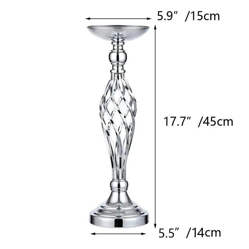 

Home Table Candle Holder Arrangement Gold Iron Vase Twisted Path Candle Holder Wedding Flower Wedding Props Home Furnishings 1Pc