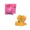 Minimalist Face Silicone Mold for Handmade Candle Plaster Soap Epoxy Resin Chocolate Decoration Gypsum Ice DIY Baking Mould