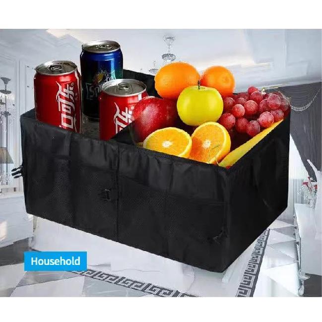 Environmentally Friendly Foldable Large Capacity Car Trunk Storage Box Wear-resistant And Waterproof Suitable For Car SUV Trunk