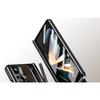 Leather Bracket Pen Slot With Stylus Case For Samsung Galaxy Z Fold7 6 5 4 Glass Screen Hinge Protection Cover For Z Fold 6 Slim