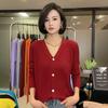 Women's Ice Silk Knit Cardigan - Short Style for Spring & Summer