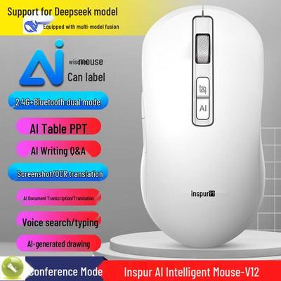 Inspur V12 AI Smart Voice Bluetooth Wireless Mouse